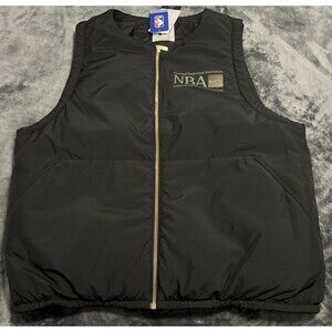 2XL Nike Therma-Fit NBA Woven Vest Mens FD8451 010 Black